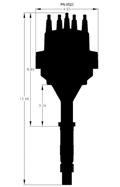 MSD Ignition Pro-Billet Distributor (MPN: 8523)