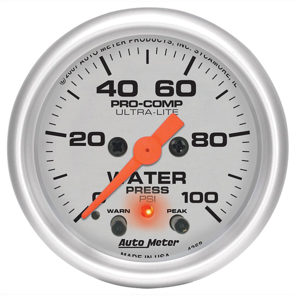 AutoMeter Gauge Water Pressure (MPN: 4368)