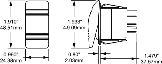 Multi Purpose Switch by Blue Sea (MPN: 7933-BSS)