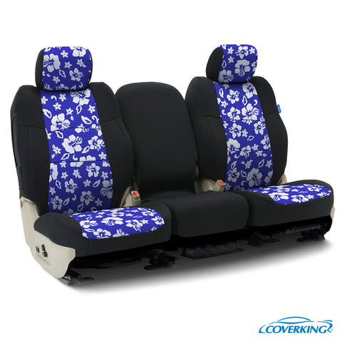 Custom Neoprene Seat Covers in Hawaiian Blue (MPN: CSCF8JP9433)
