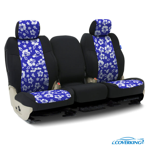 Custom Neoprene Seat Covers in Hawaiian Blue (MPN: CSCF8JP9433)