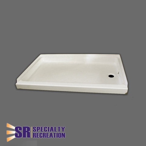 Shower Pan 24 Inch x 36 Inch with Right Hand Drain (MPN: SP2436PR)