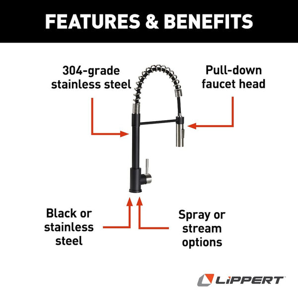 Lippert Kitchen Faucet (MPN: 2022109922)