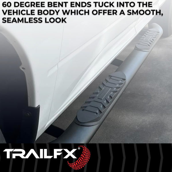 TrailFX 4 Inch Oval Tube Side Steps (MPN: A1018T)