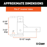 CURT Trailer Hitch Ball Mount (MPN: 45812)