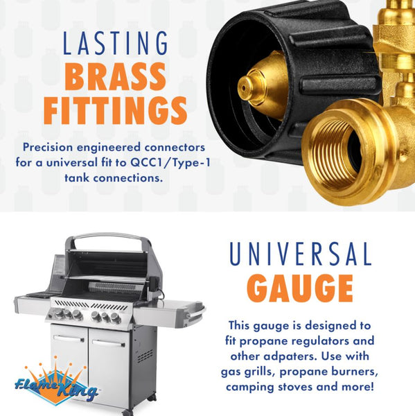 Flame King Propane Tank Gas Level Indicator (MPN: YSN212B)