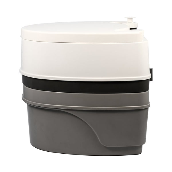 Portable Toilet with 4 Gallon Fresh Water Tank (MPN: 41545)