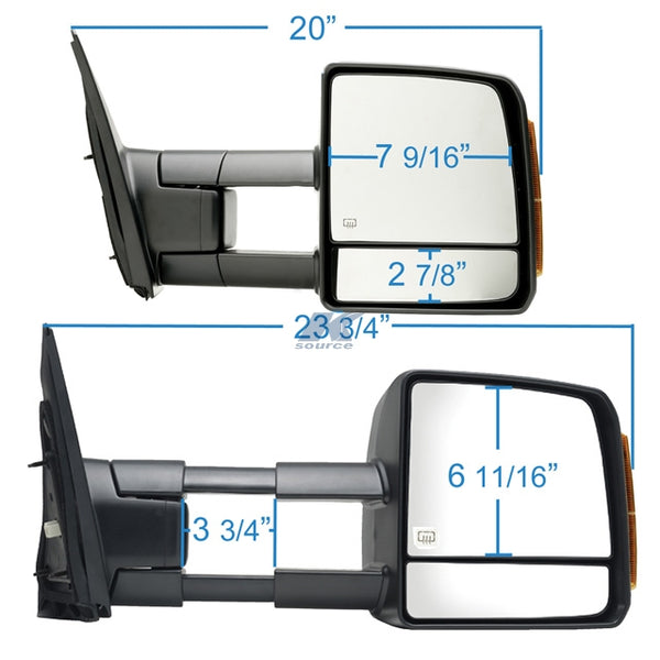 K Source Exterior Towing Mirror (MPN: 70103T)