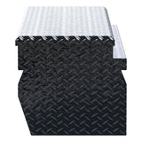 UWS 60-Inch Gloss Black Heavy-Wall Aluminum Wedge Truck Storage Box (MPN: EC20362)