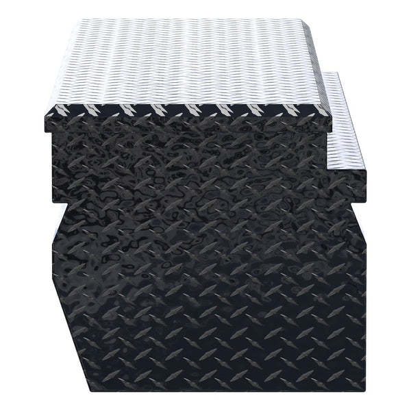 UWS 60-Inch Gloss Black Heavy-Wall Aluminum Wedge Truck Storage Box (MPN: EC20362)