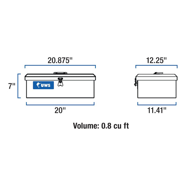 UWS Heavy-Wall Aluminum Tool Box (MPN: EC20101)