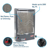 Camco Olympian Wave 6 Catalytic LP Gas Space Heater (MPN: 57341)