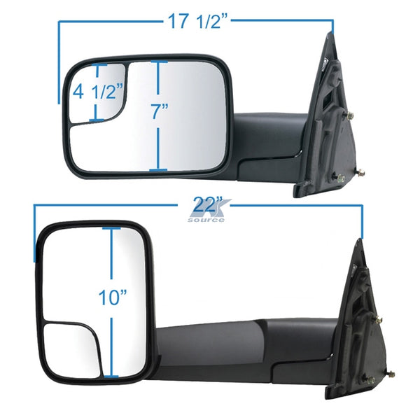 K Source Exterior Towing Mirror (MPN: 60111-12C)