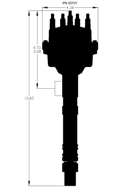 MSD Ignition Pro-Billet Distributor (MPN: 85701)
