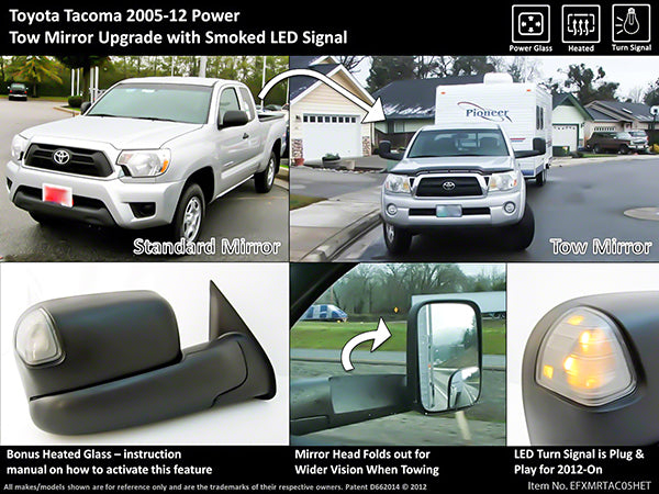 ProEFX Exterior Towing Mirror (MPN: EFXMRTAC05HET)