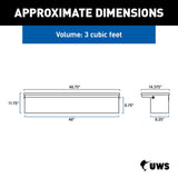 UWS Aluminum Side Mount Tool Box (MPN: EC30201-MK2)