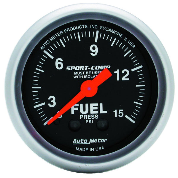 AutoMeter Fuel Pressure Gauge (MPN: 3313)