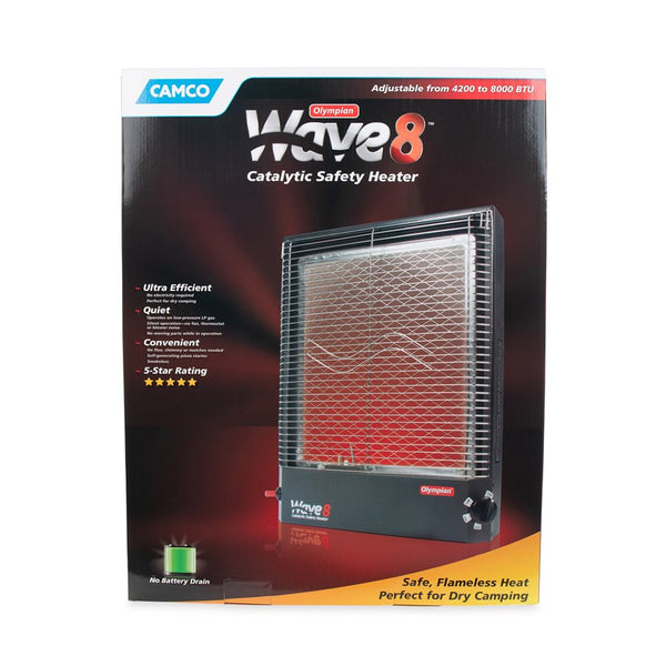 Camco Wave 8 Catalytic LP Gas Powered Space Heater (MPN: 57351)