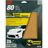 3M Sandpaper P80 Grit 9x11 Inch (MPN: 32115)