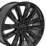 OE Wheels CA91 Gloss Black Wheel (MPN: CA91-22090-6550-28B)