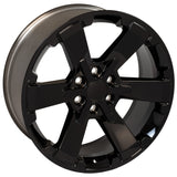 OE Wheels CV41B 22 Inch Aluminum Wheel (MPN: CV41B-22090-6550-24B)