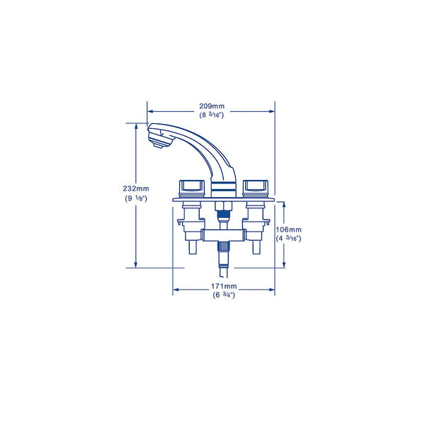 WHALE Elegance Shower Faucet (MPN: RT2498)