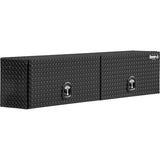 Buyers Products Gloss Black Diamond Tread Aluminum Topsider Tool Box (MPN: 1721351)