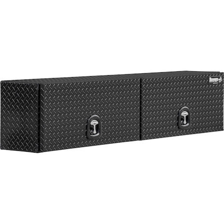 Buyers Products Gloss Black Diamond Tread Aluminum Topsider Tool Box (MPN: 1721351)