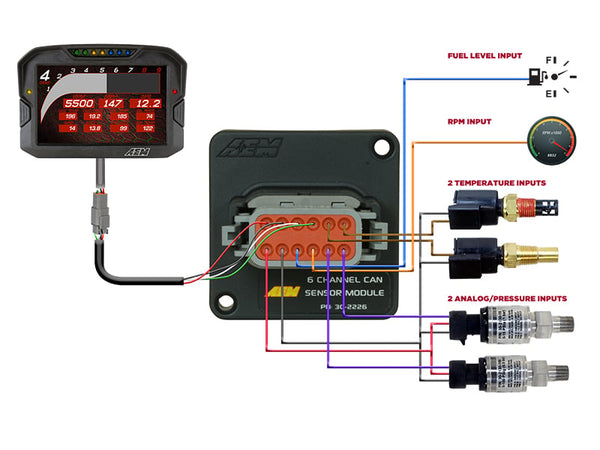 AEM Electronics Data Acquisition System Expansion Module (MPN: 30-2226)