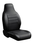 Fia SL60 Series Leatherlite Seat Cover (MPN: SL63-2 BLK/BLK)