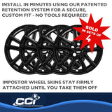 Coast To Coast Impostor Wheel Skin 16 Inch (MPN: IWCIMP423BLK)