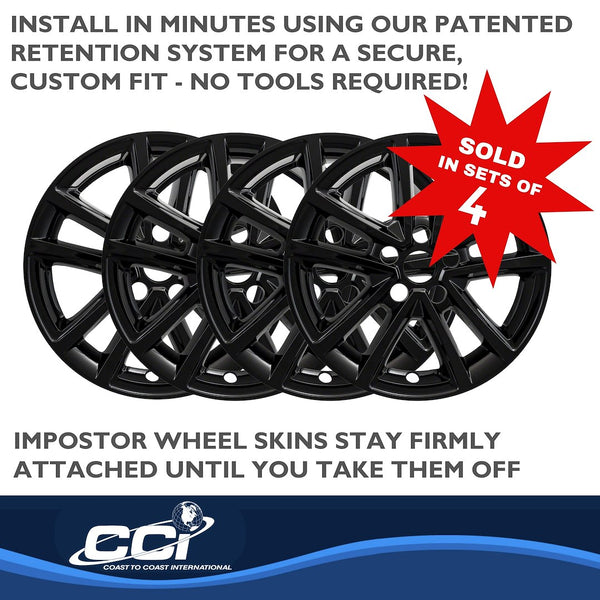 Coast To Coast Impostor Wheel Skin 16 Inch (MPN: IWCIMP423BLK)