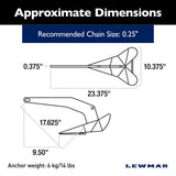 Lewmar Delta Deep Water Anchor (MPN: 0057406)