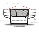 Black Horse Off Road Grille Guard (MPN: RU-CHSI19-B)