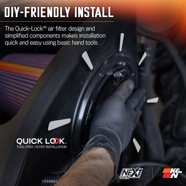 K&N Cold Air Intake System (MPN: 50-2628)