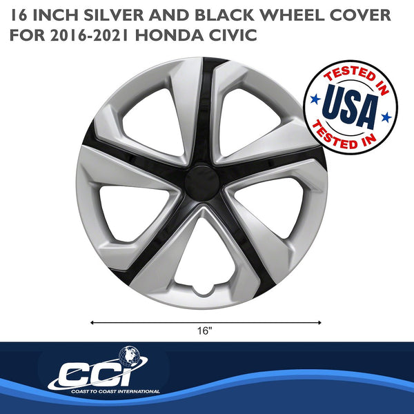 Coast To Coast 16 Inch Wheel Cover Set (MPN: IWC52016SB)