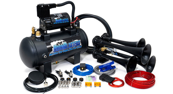 Horn Blasters Bullet Air Horn Kit (MPN: HK-B4K-127H)