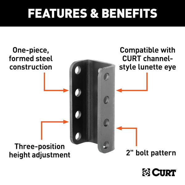 CURT Lunette Channel for Heavy-Duty Towing (MPN: 48610)