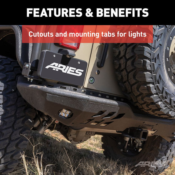 Aries TrailChaser Bumper End (MPN: 2081221)