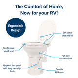 Camco Premium Ceramic RV Toilet (MPN: 41715)