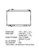 CSF Aluminum Radiator (MPN: 3329)