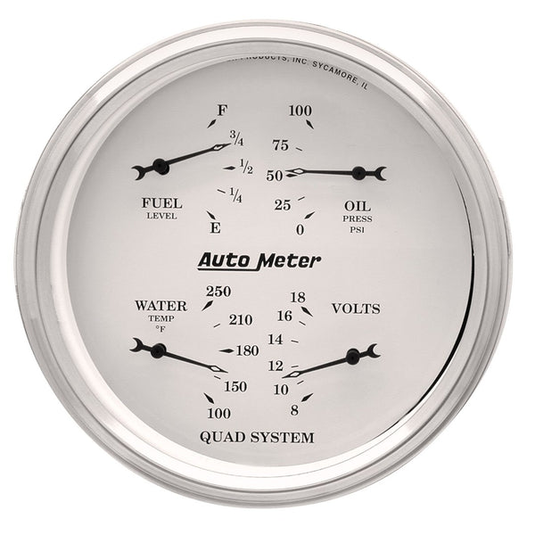 AutoMeter Fuel Level Oil Pressure Voltmeter Water Temperature Gauge (MPN: 1610)