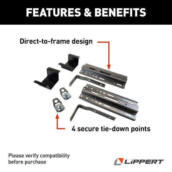 Happijac Frame Mount Tie Down System (MPN: 182908)