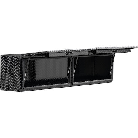 Buyers Products Gloss Black Diamond Tread Aluminum Topsider Tool Box (MPN: 1721351)