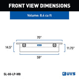 UWS Crossover Low Profile Tool Box (MPN: SL-69-LP-MB)