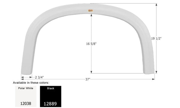 Icon Fender Skirt (MPN: 12889)