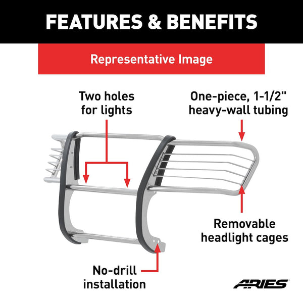 Aries Grille Guard (MPN: 2066-2)