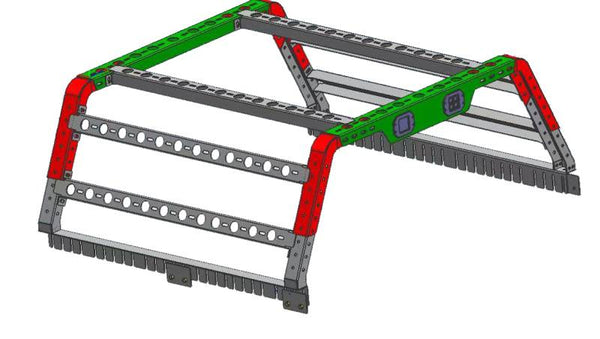 Black Horse Off Road Bed Cargo Rack (MPN: TR01B)
