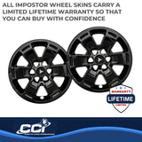 Coast To Coast Impostor Wheel Skin (MPN: IWCIMP444BLK)