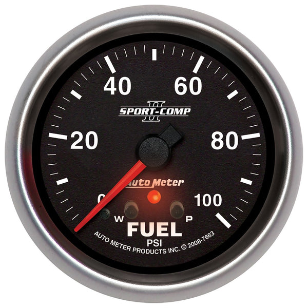 AutoMeter Gauge Fuel Pressure Sport-Comp II (MPN: 7663)